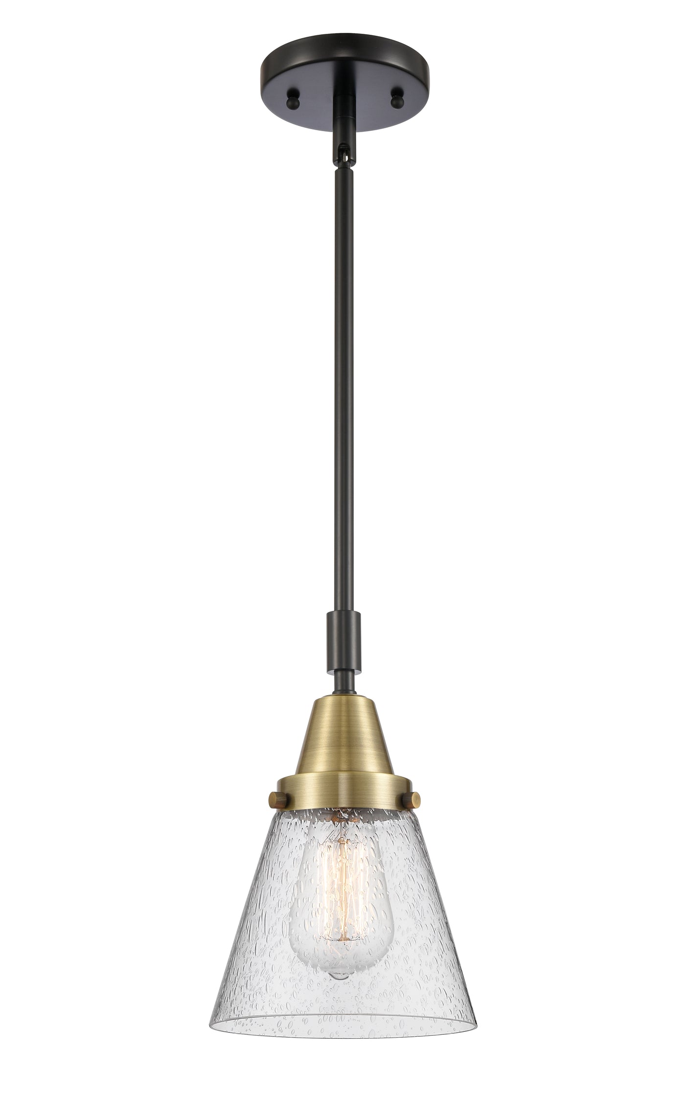 Caden Mini Pendant Antique Brass Finish