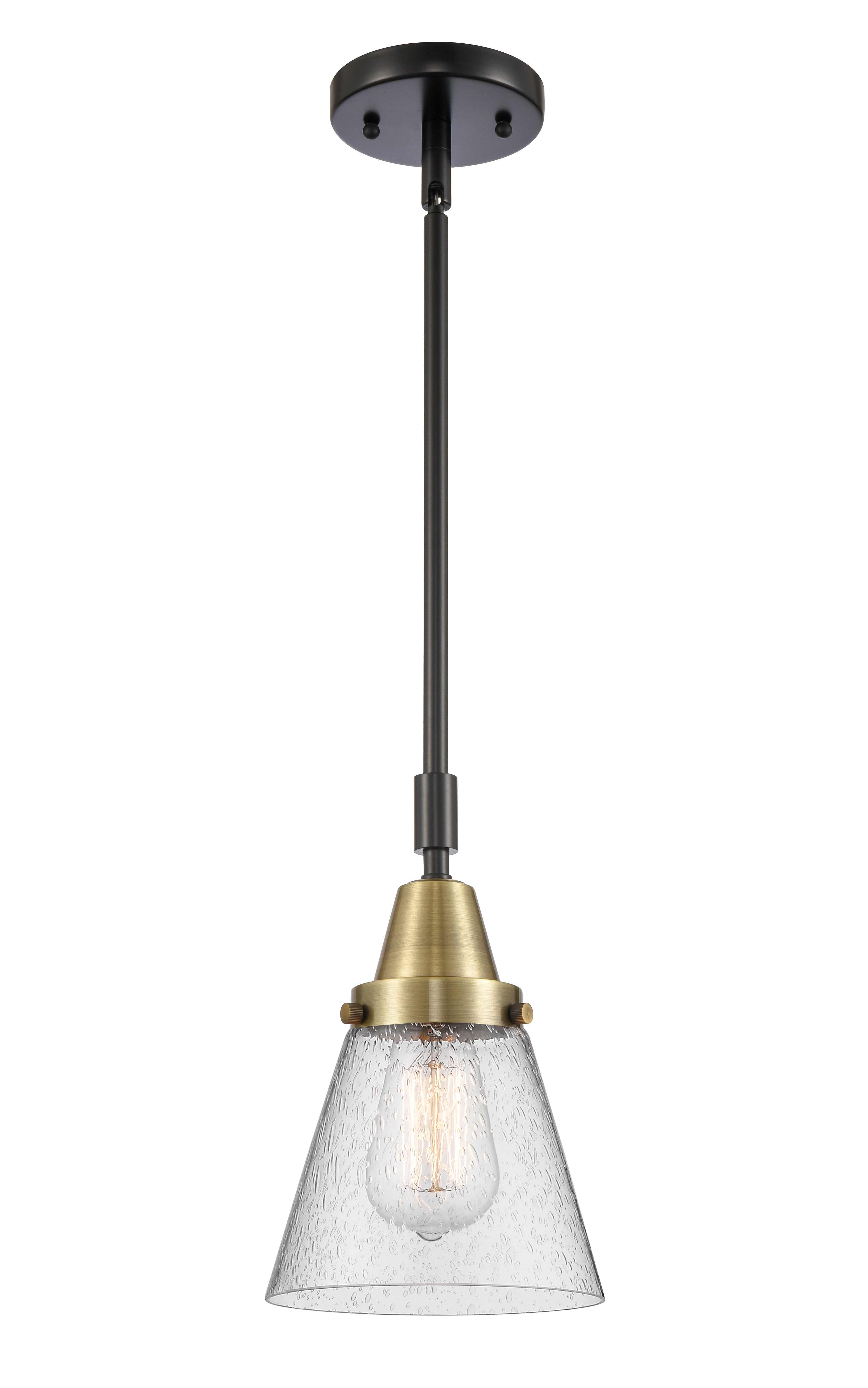 Caden Mini Pendant Antique Brass Finish