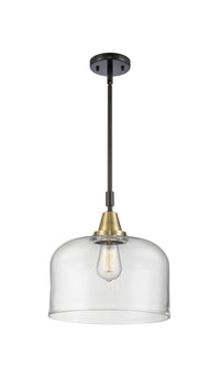 Caden Mini Pendant Antique Brass Glass