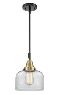 Caden Mini Pendant Antique Brass Glass Steel