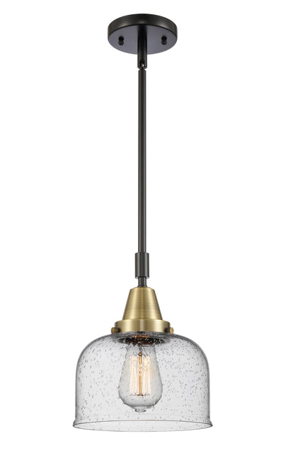Caden Mini Pendant Antique Brass Glass Steel