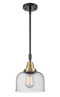 Caden Mini Pendant Antique Brass Glass