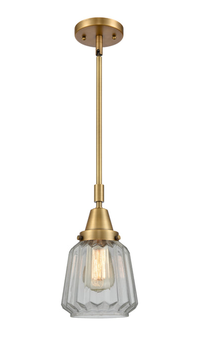 Caden Mini Pendant Antique Brass Glass