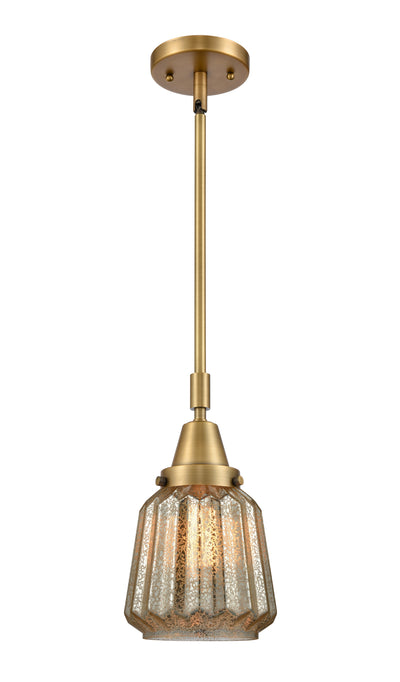 Caden Mini Pendant Antique Brass Glass