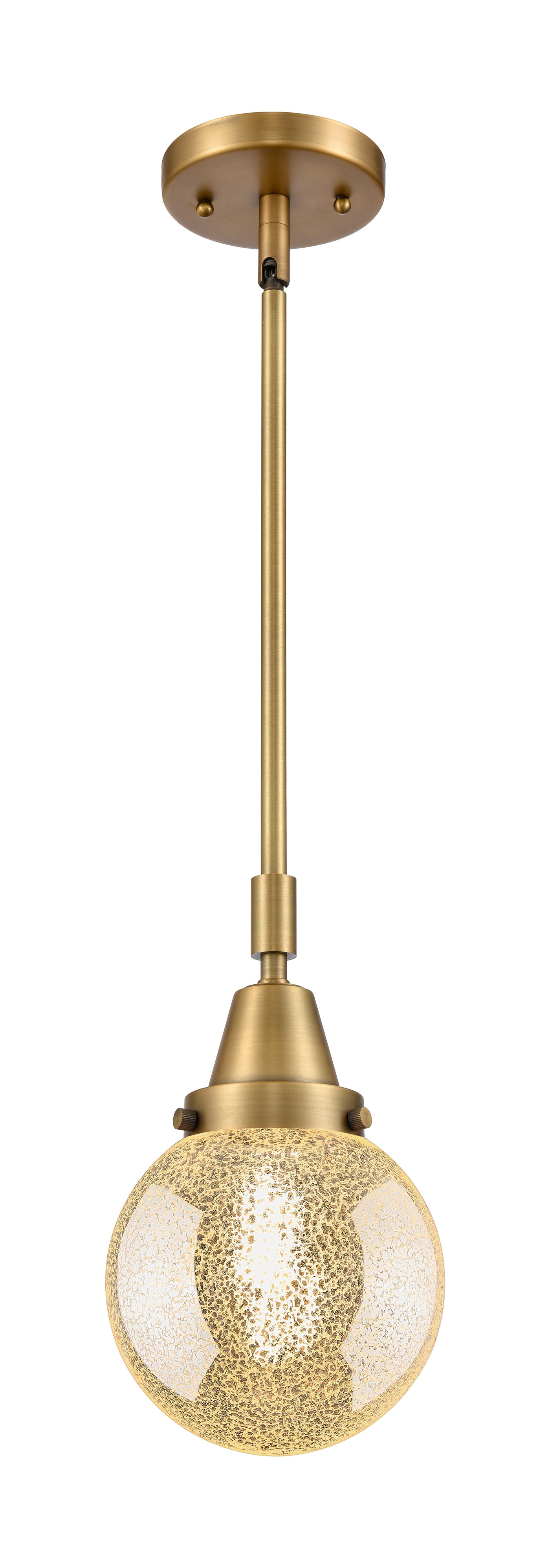 Caden Mini Pendant Antique Brass Glass