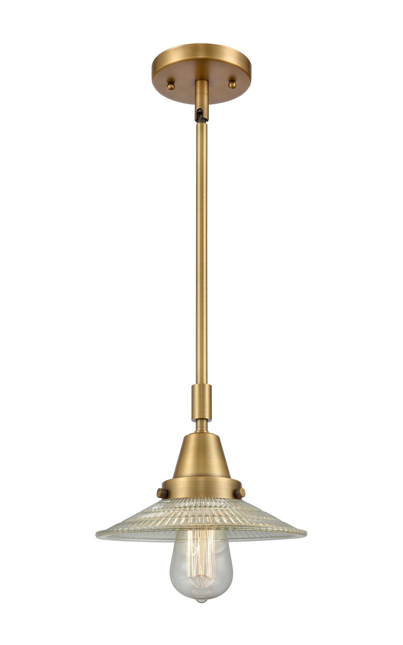 Caden Mini Pendant Antique Brass Glass