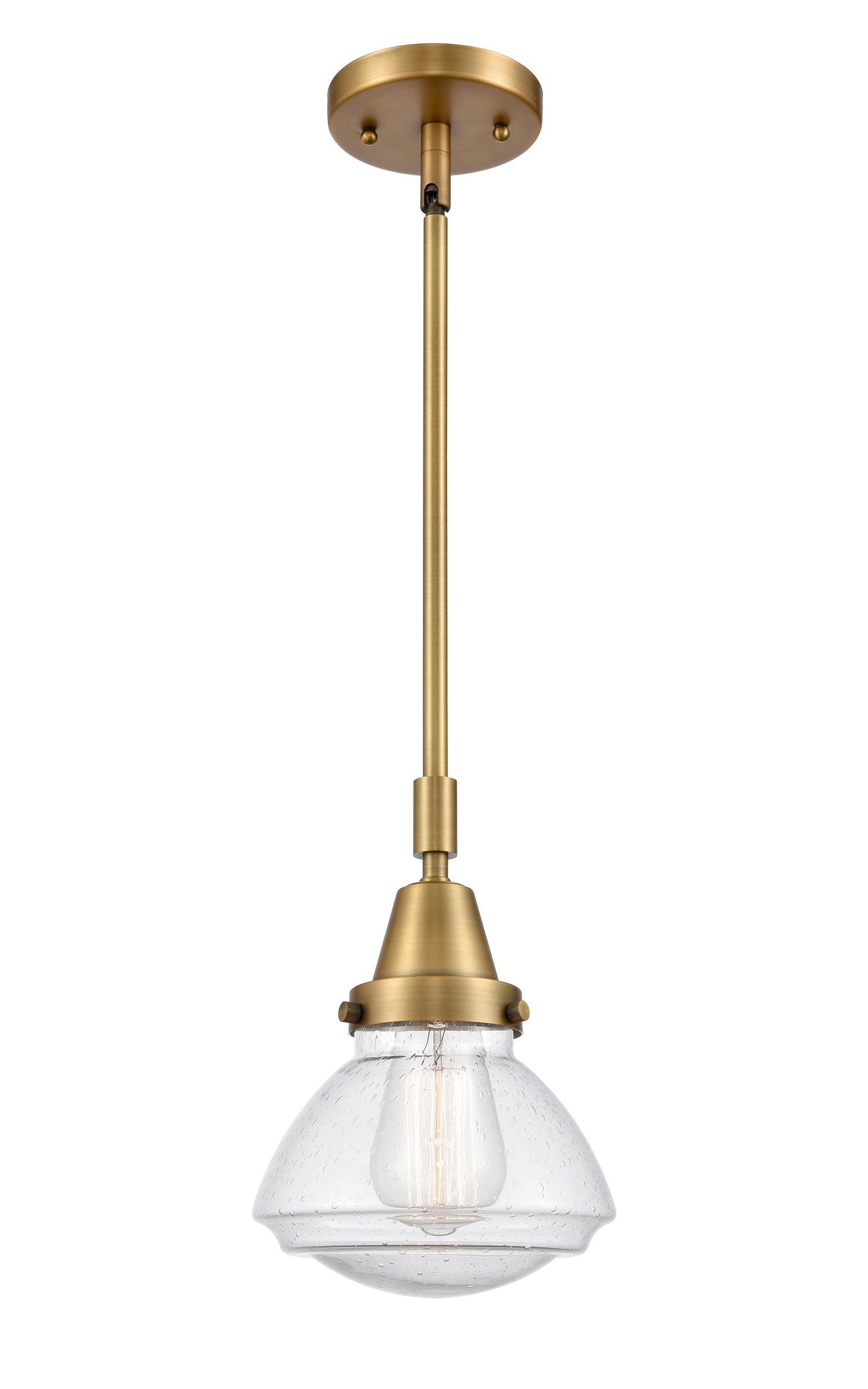 Caden Mini Pendant Antique Brass Finish