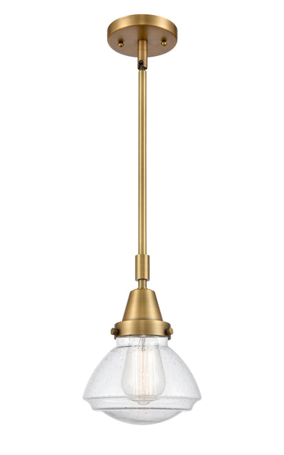 Caden Mini Pendant Antique Brass Finish