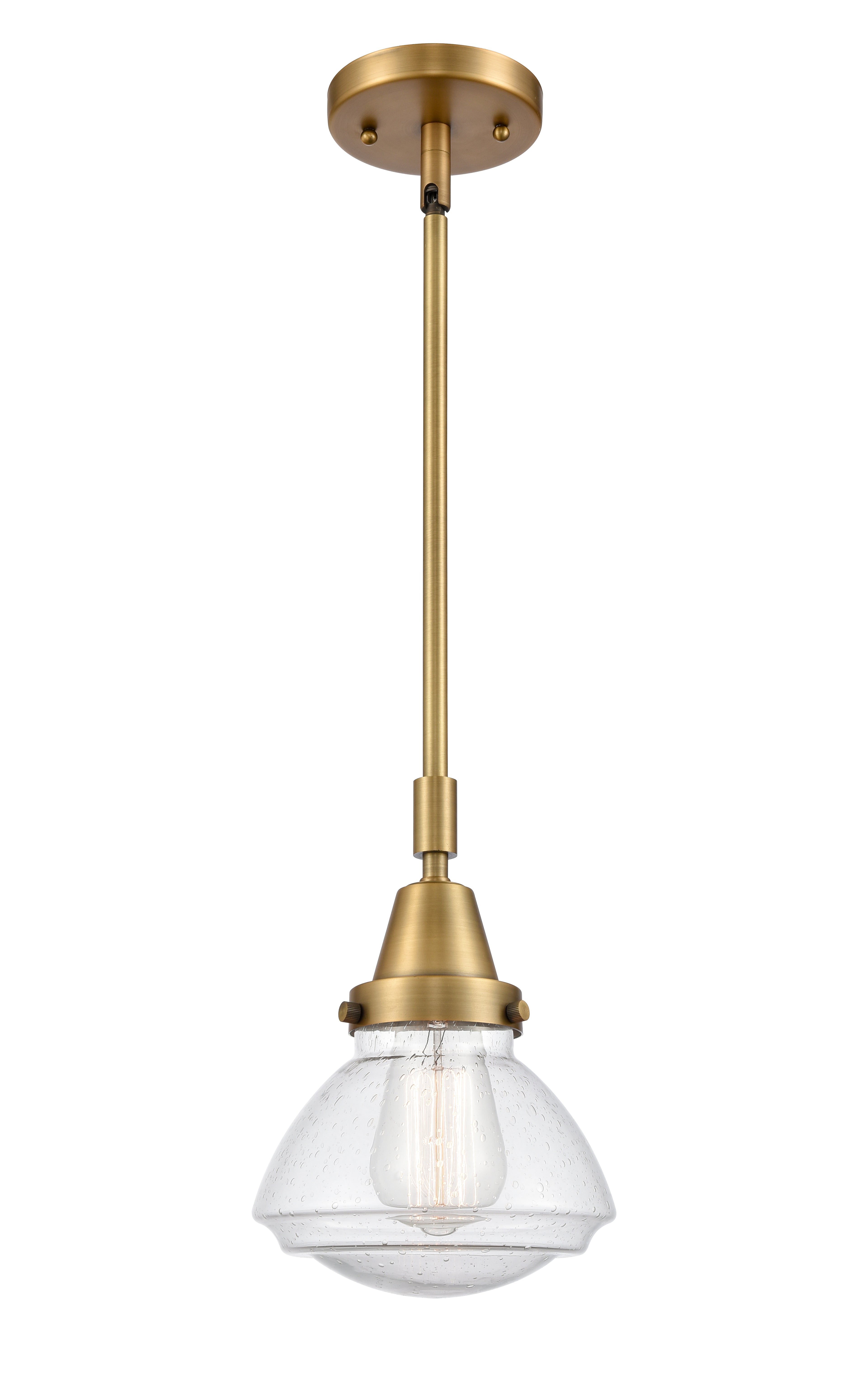 Caden Mini Pendant Antique Brass Finish