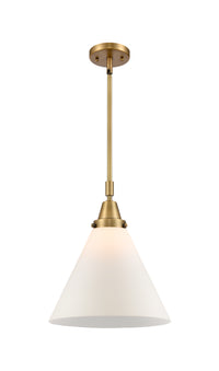 Caden Mini Pendant Antique Brass Glass