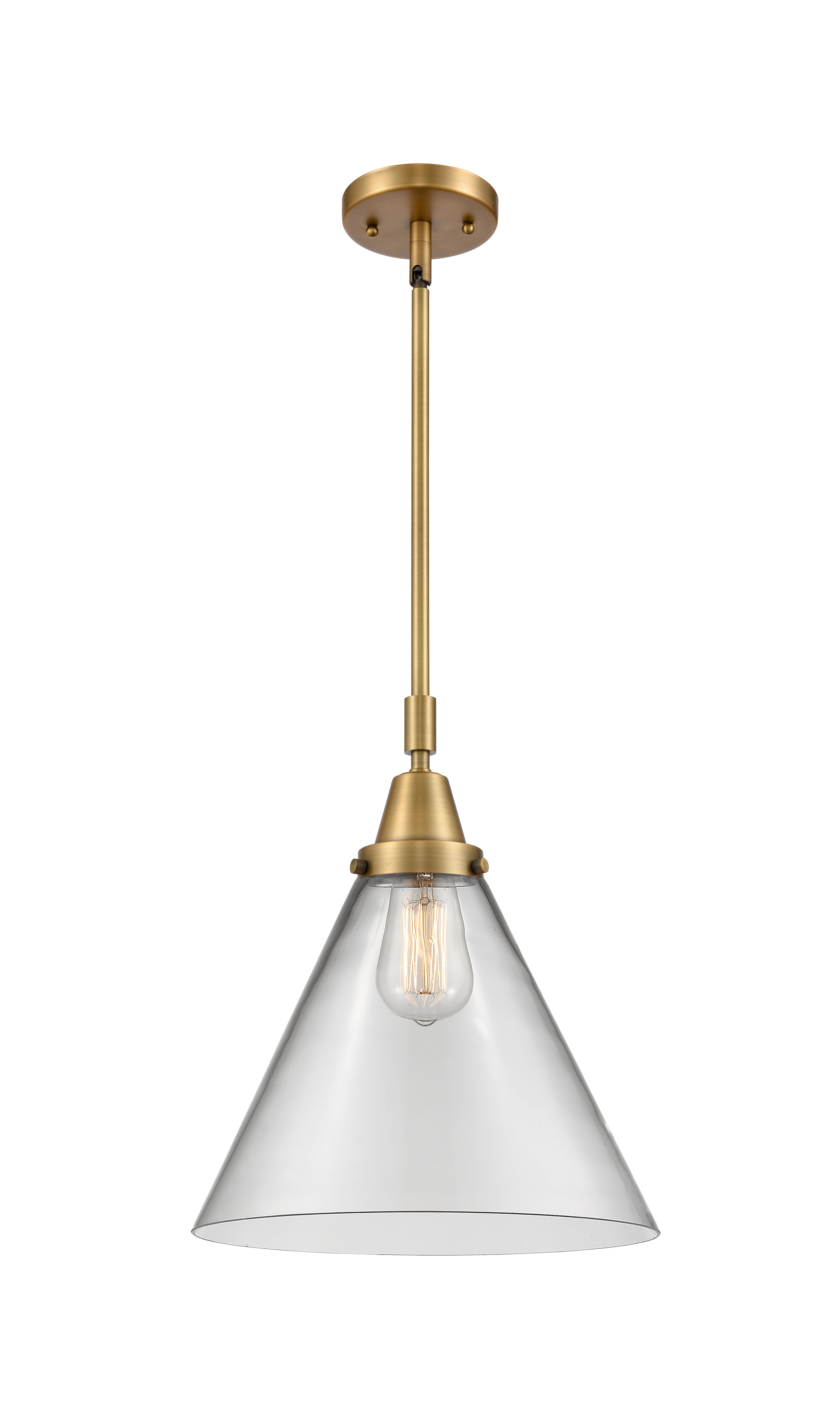 Caden Mini Pendant Antique Brass Finish