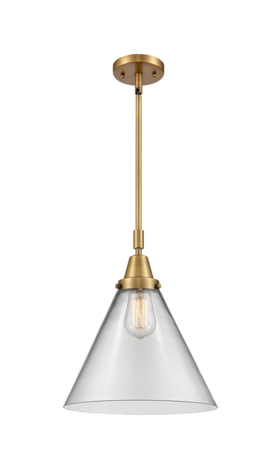 Caden Mini Pendant Antique Brass Glass