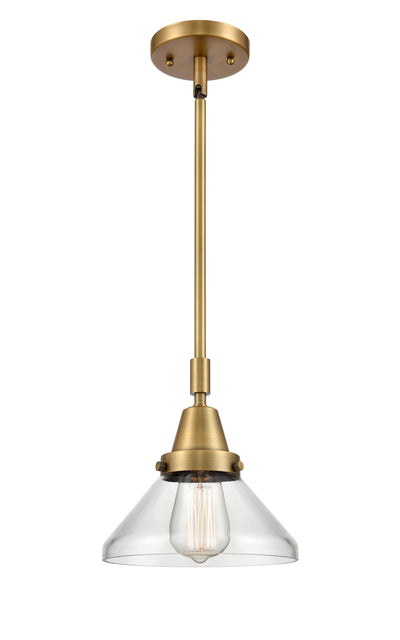 Caden Mini Pendant Antique Brass Steel 8 Inch