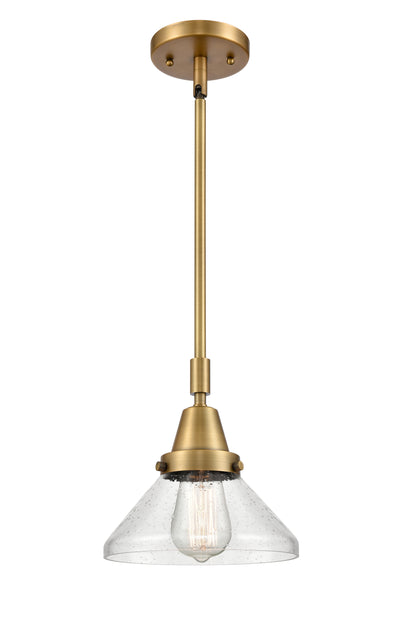 Caden Mini Pendant Antique Brass Steel 8 Inch