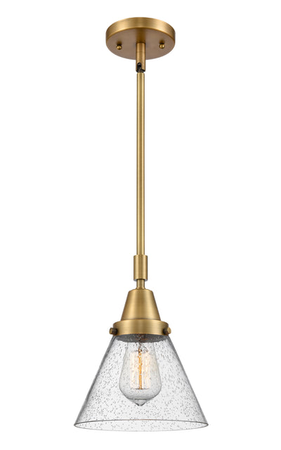 Caden Mini Pendant Antique Brass Glass