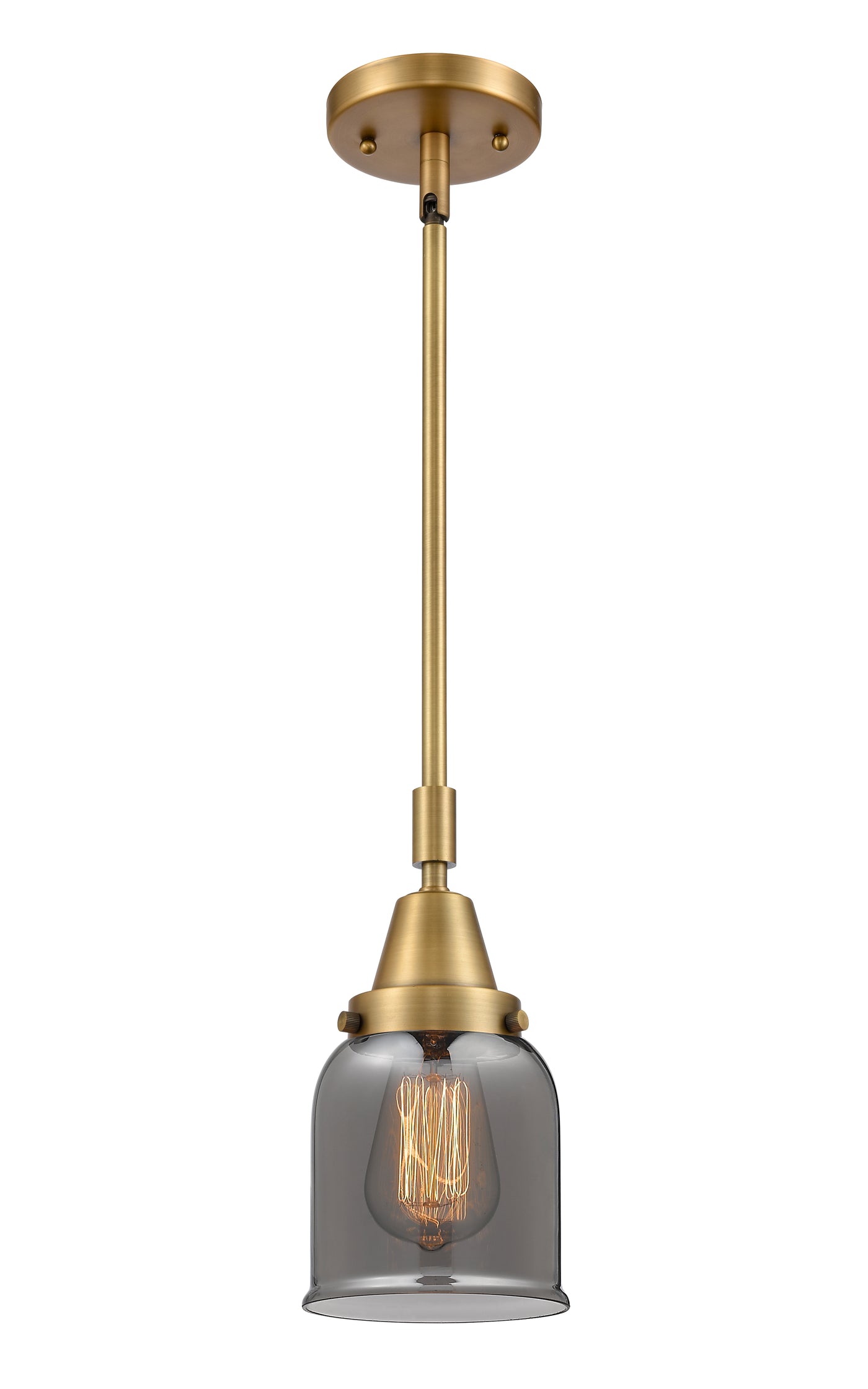 Caden Mini Pendant Antique Brass Glass