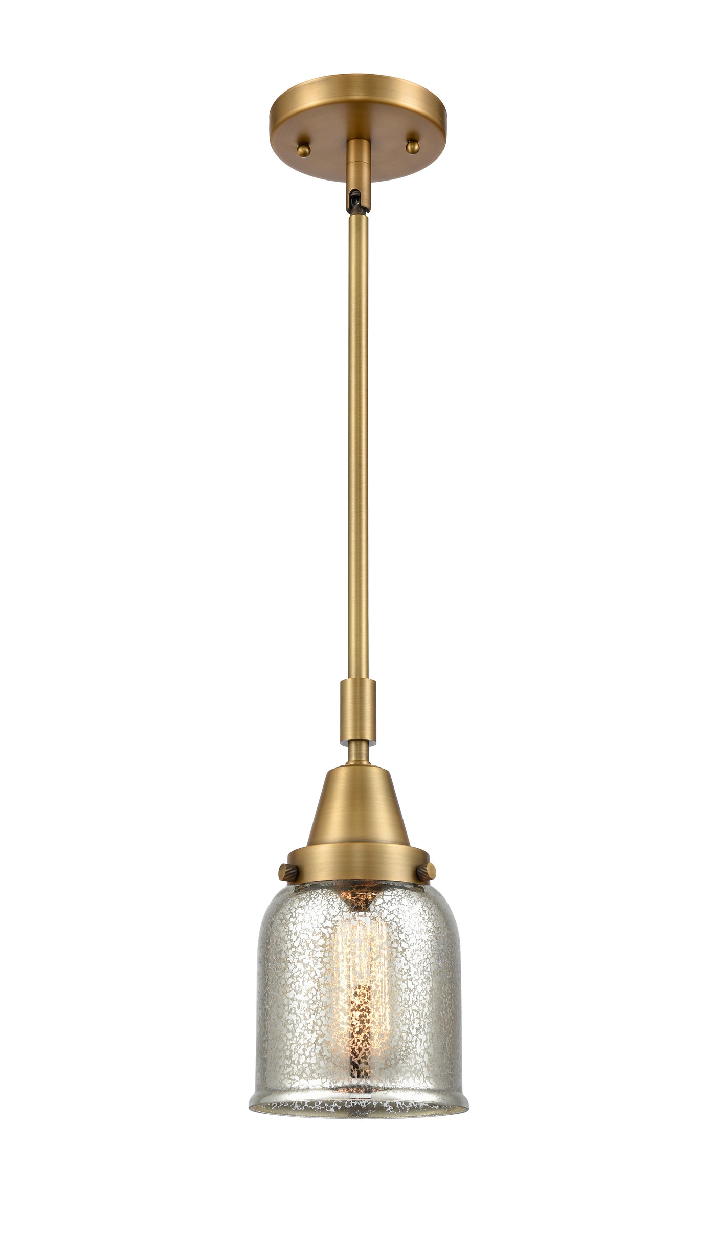 Caden Mini Pendant Antique Brass Glass