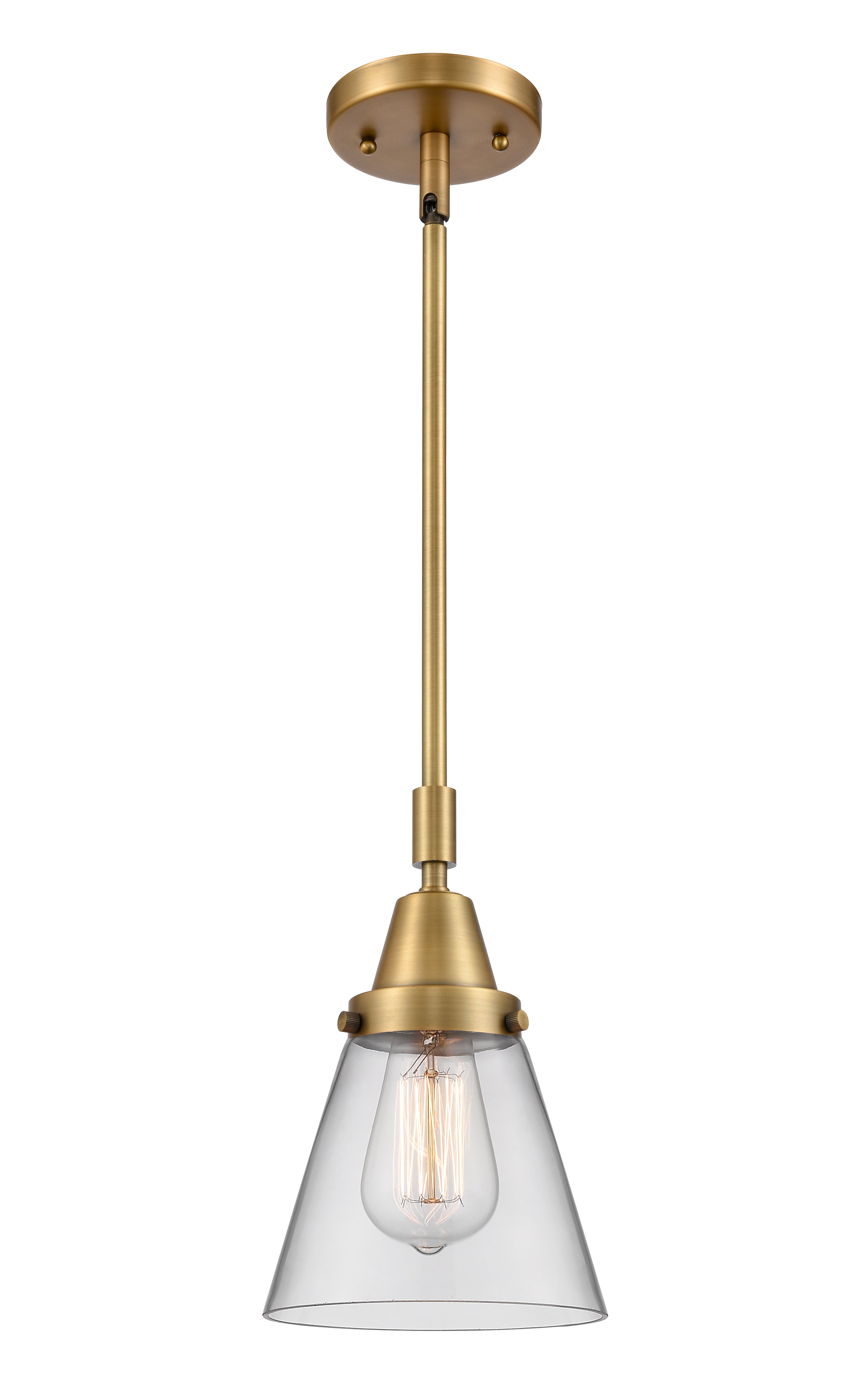 Caden Mini Pendant Antique Brass Finish