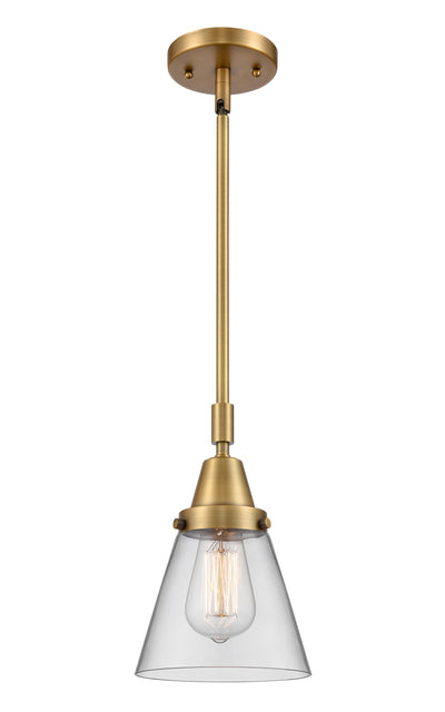 Caden Mini Pendant Antique Brass Glass
