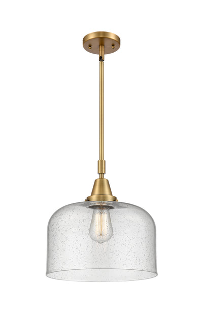 Caden Mini Pendant Antique Brass Glass
