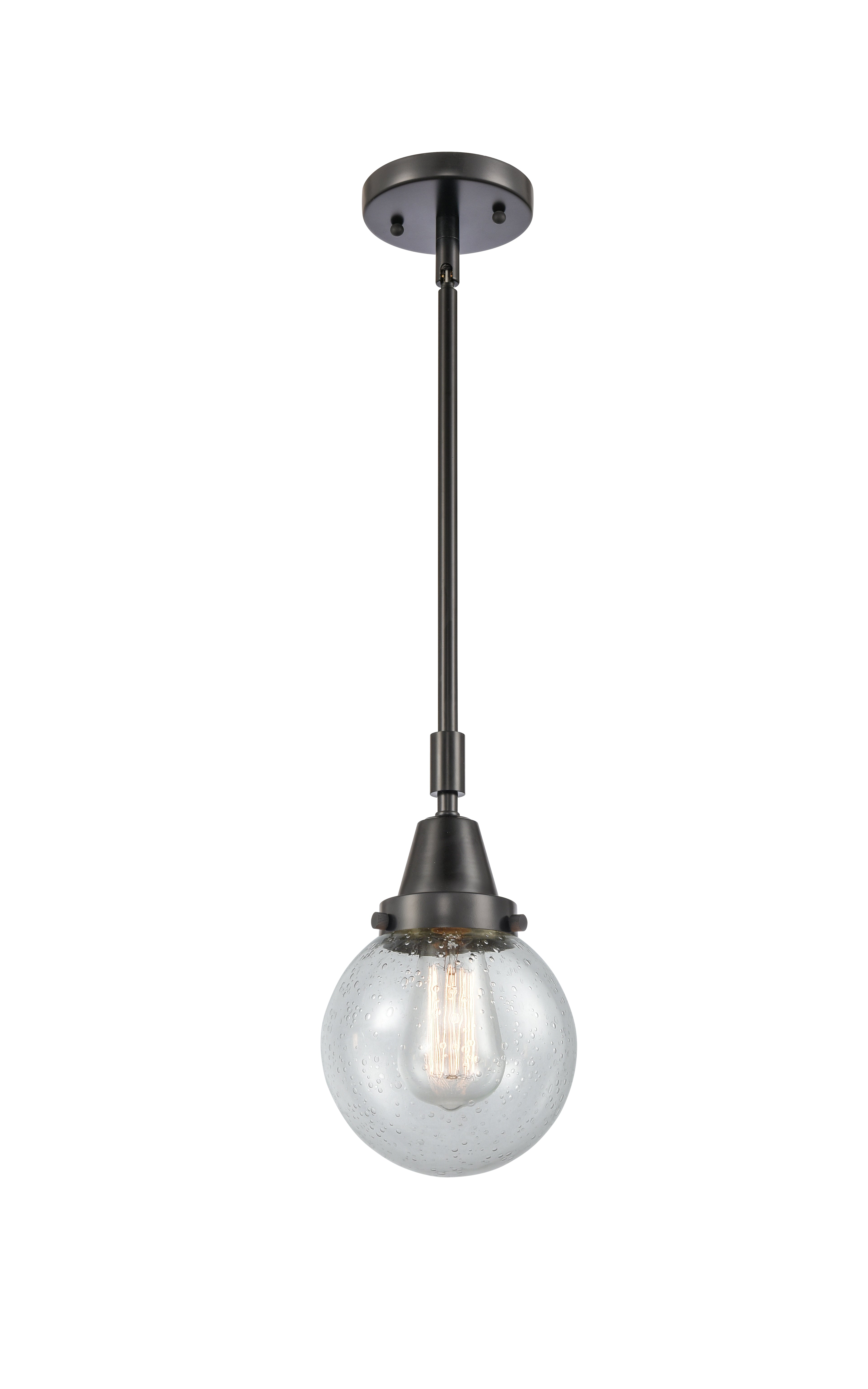 Caden Mini Pendant Antique Brass Glass