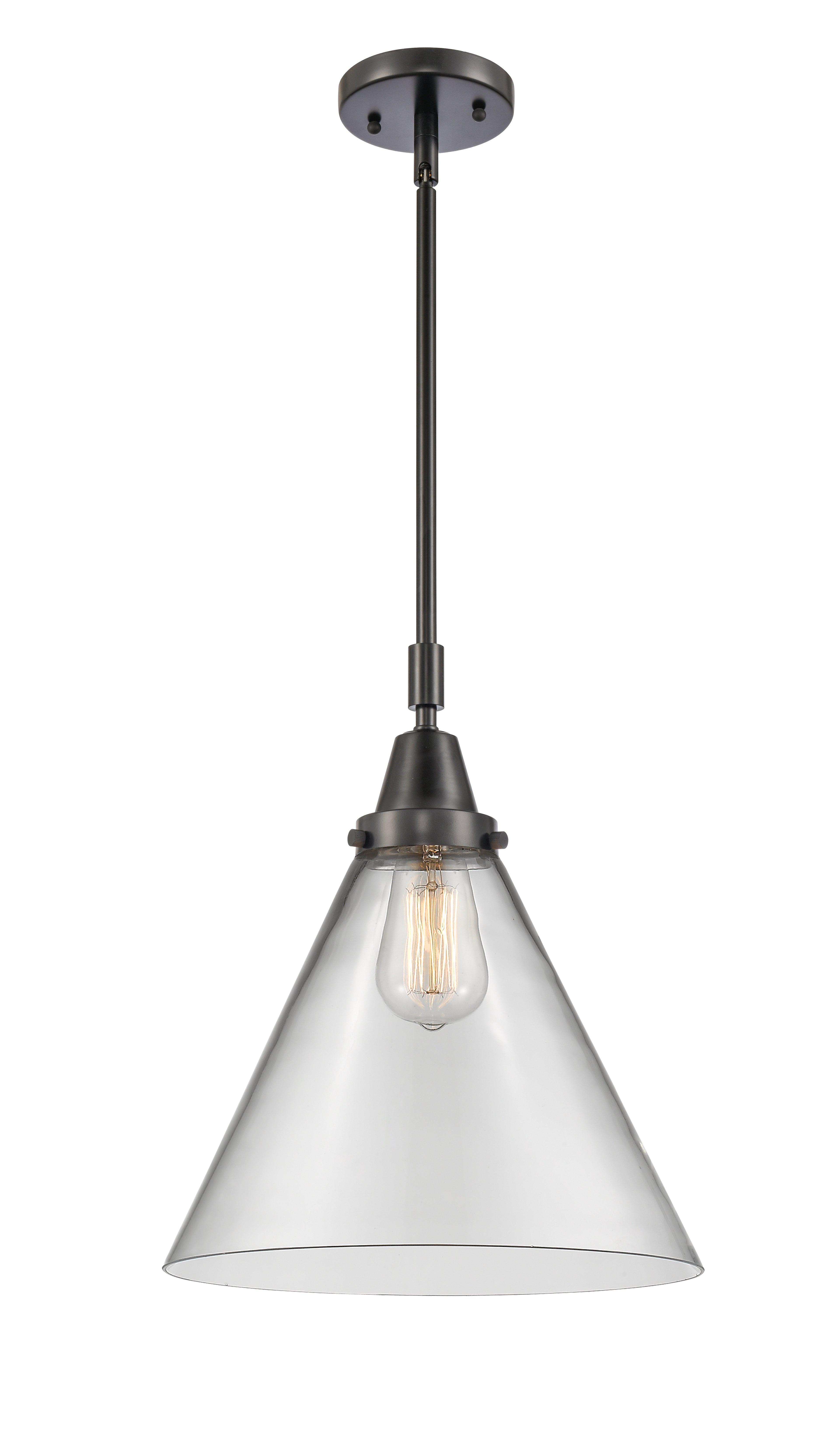 Caden Mini Pendant Antique Brass Glass