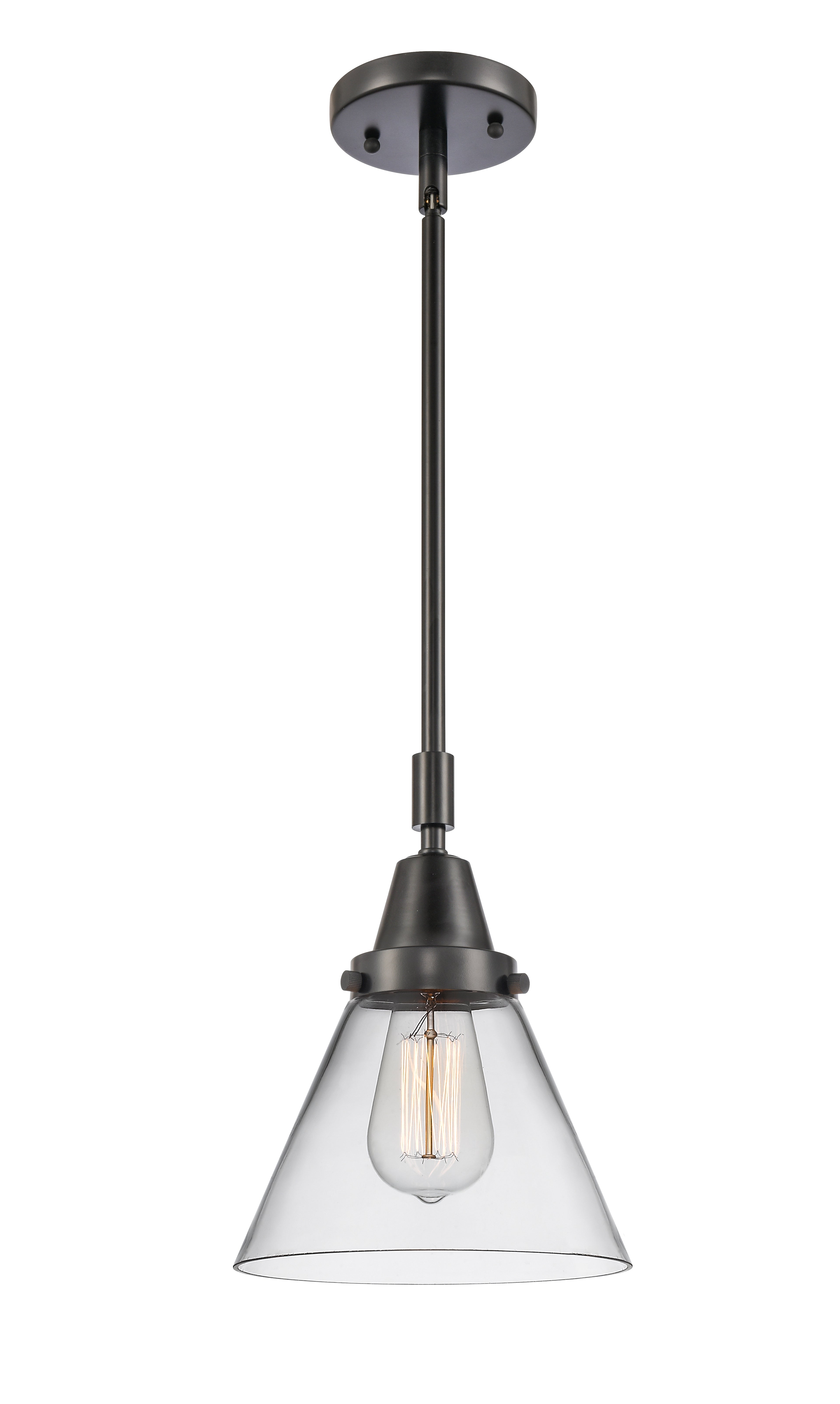 Caden Mini Pendant Antique Brass Glass