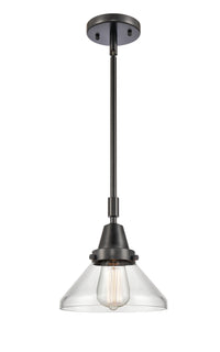 Caden Mini Pendant Antique Brass Steel 8 Inch