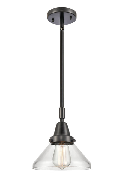Caden Mini Pendant Antique Brass Steel 8 Inch