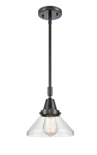Caden Mini Pendant Antique Brass Steel 8 Inch
