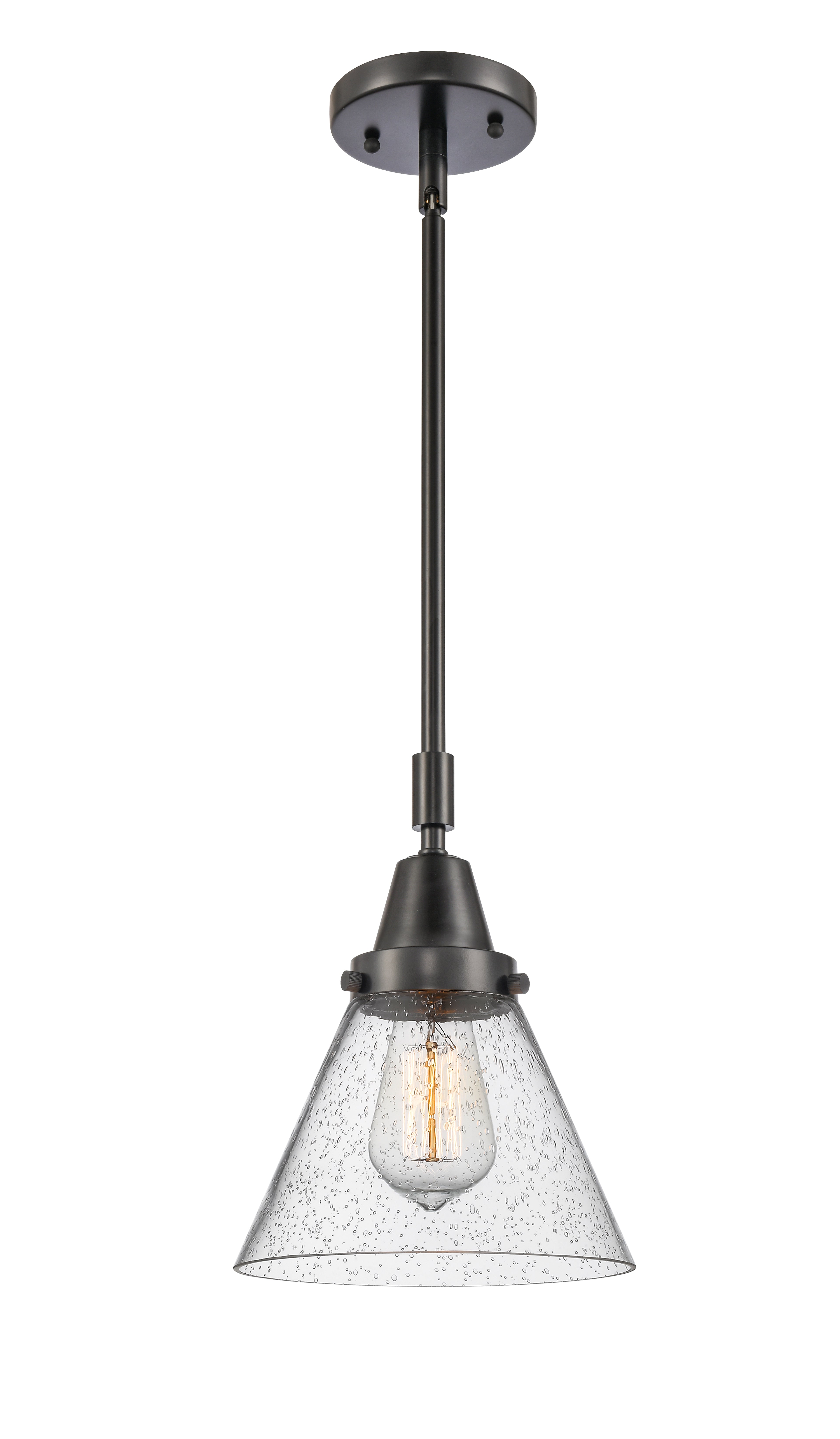 Caden Mini Pendant Antique Brass Glass