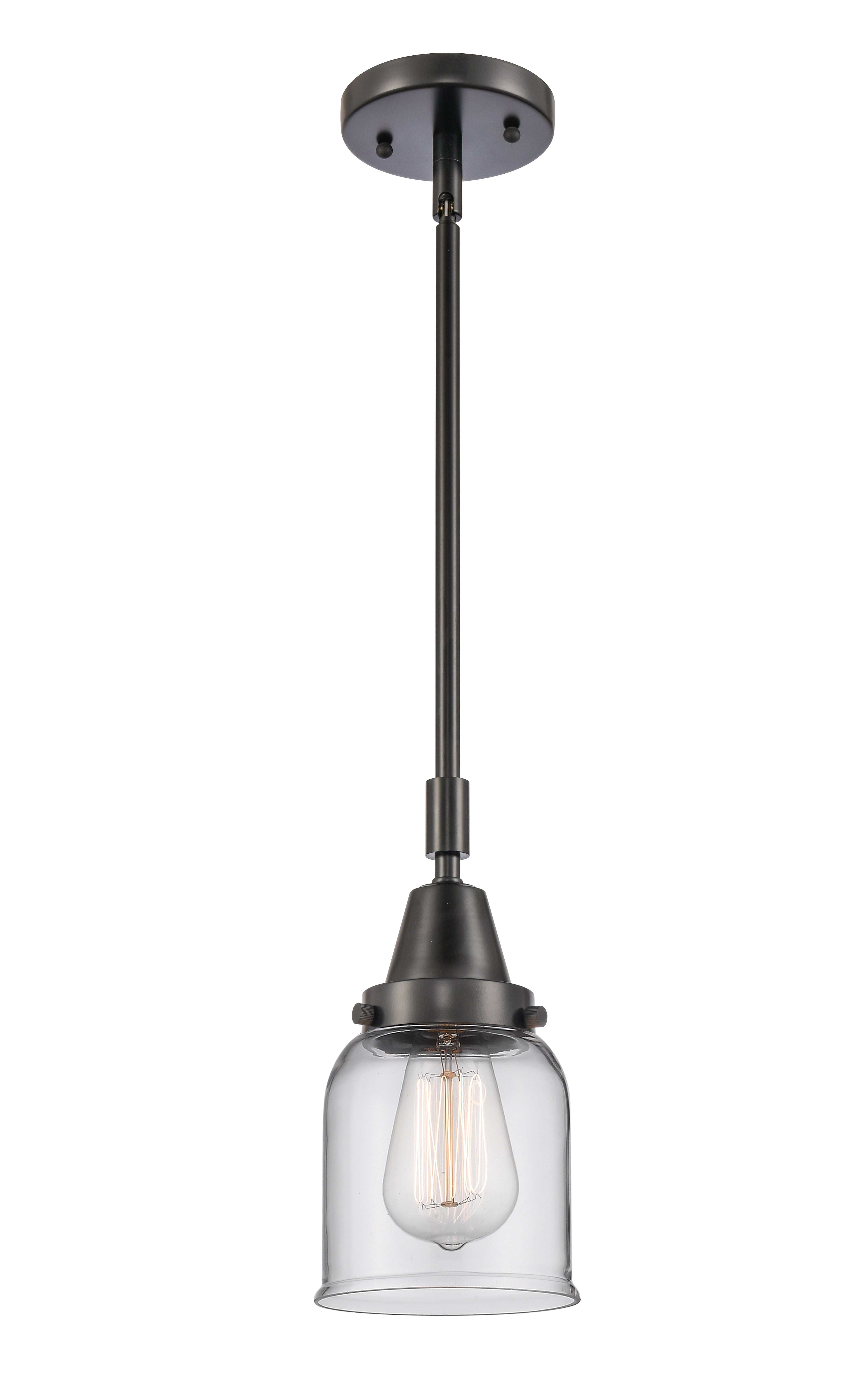 Caden Mini Pendant Antique Brass Glass