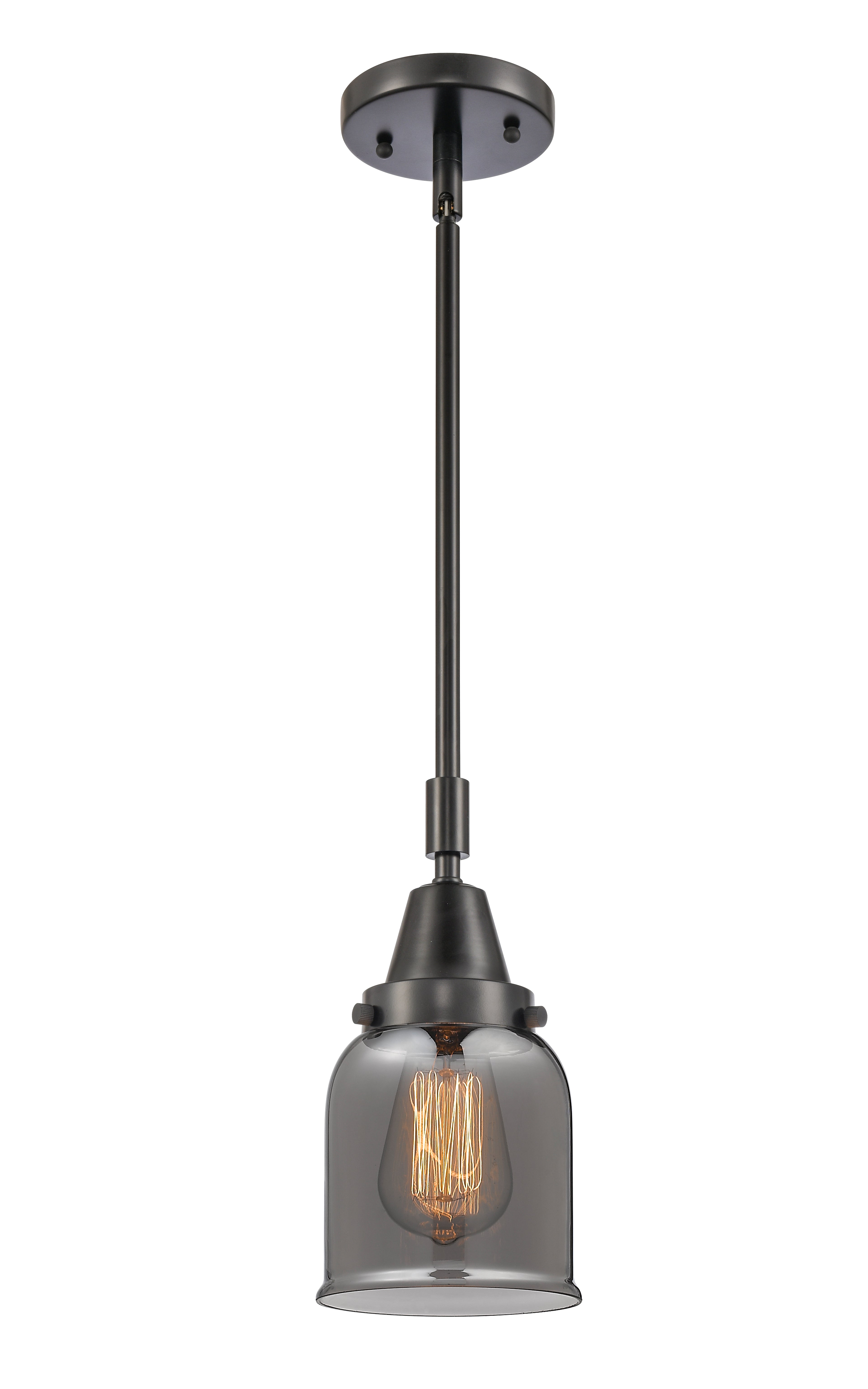 Caden Mini Pendant Antique Brass Glass