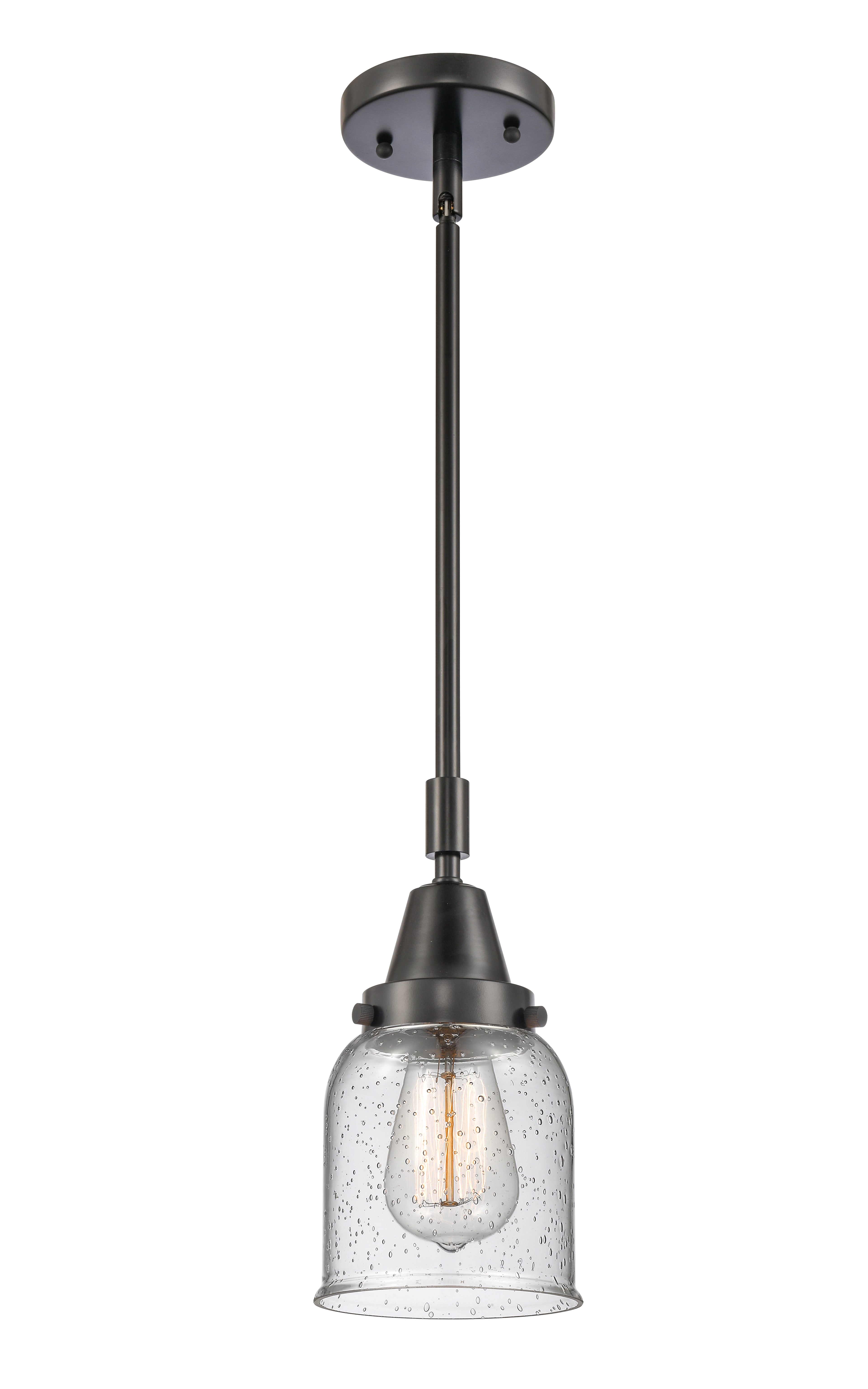 Caden Mini Pendant Antique Brass Glass