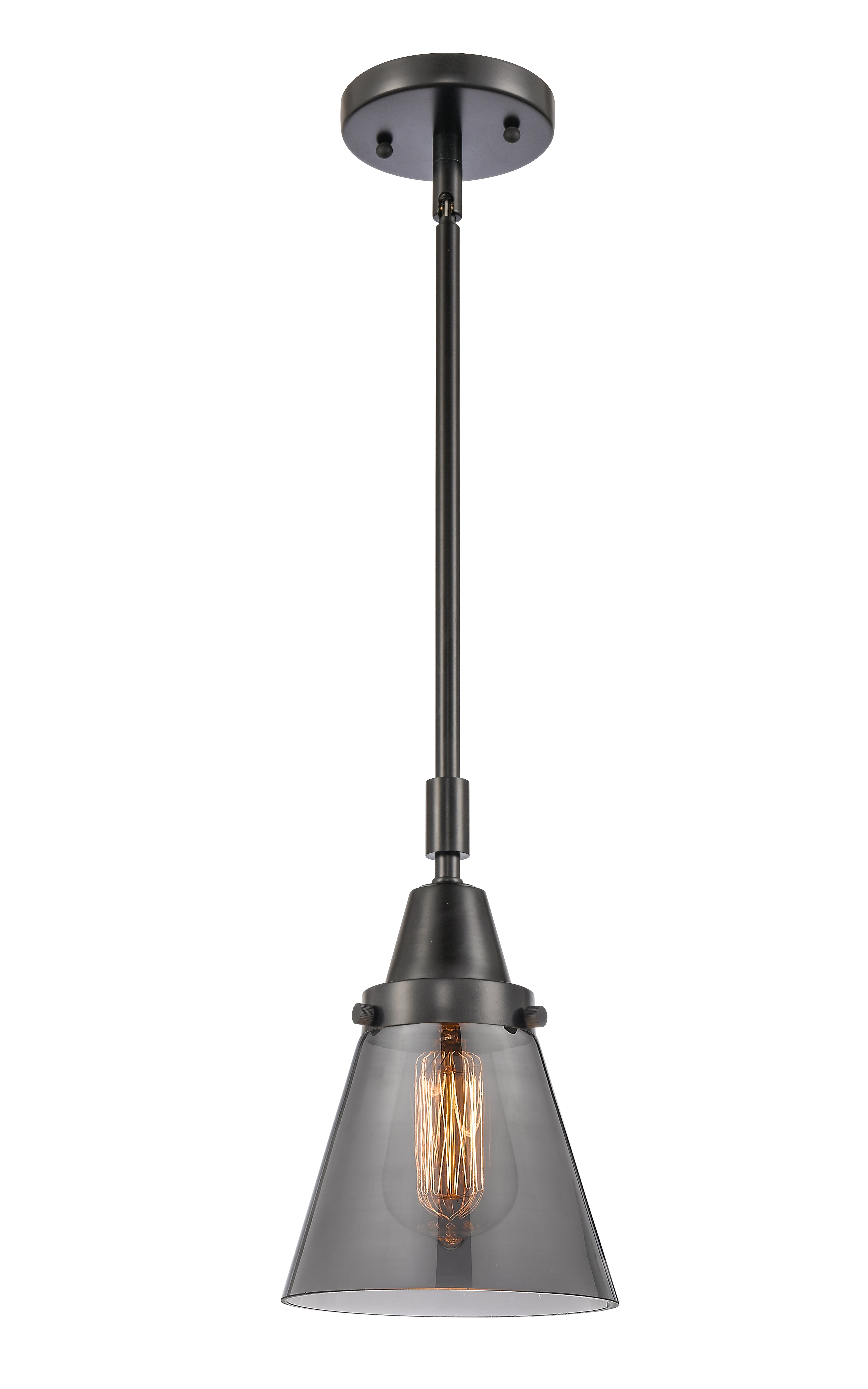 Caden Mini Pendant Antique Brass Glass