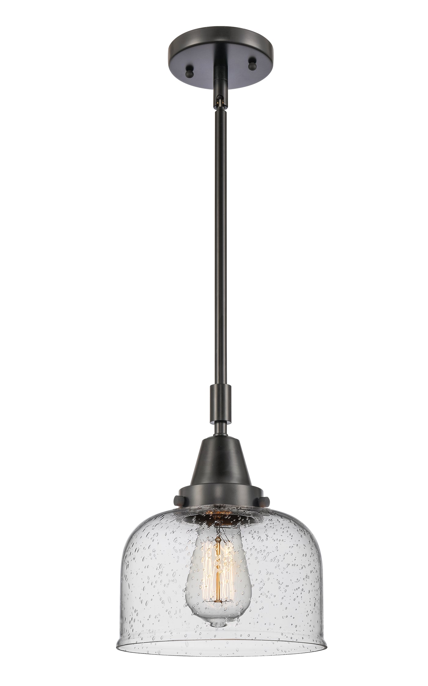 Caden Mini Pendant Antique Brass Glass Steel