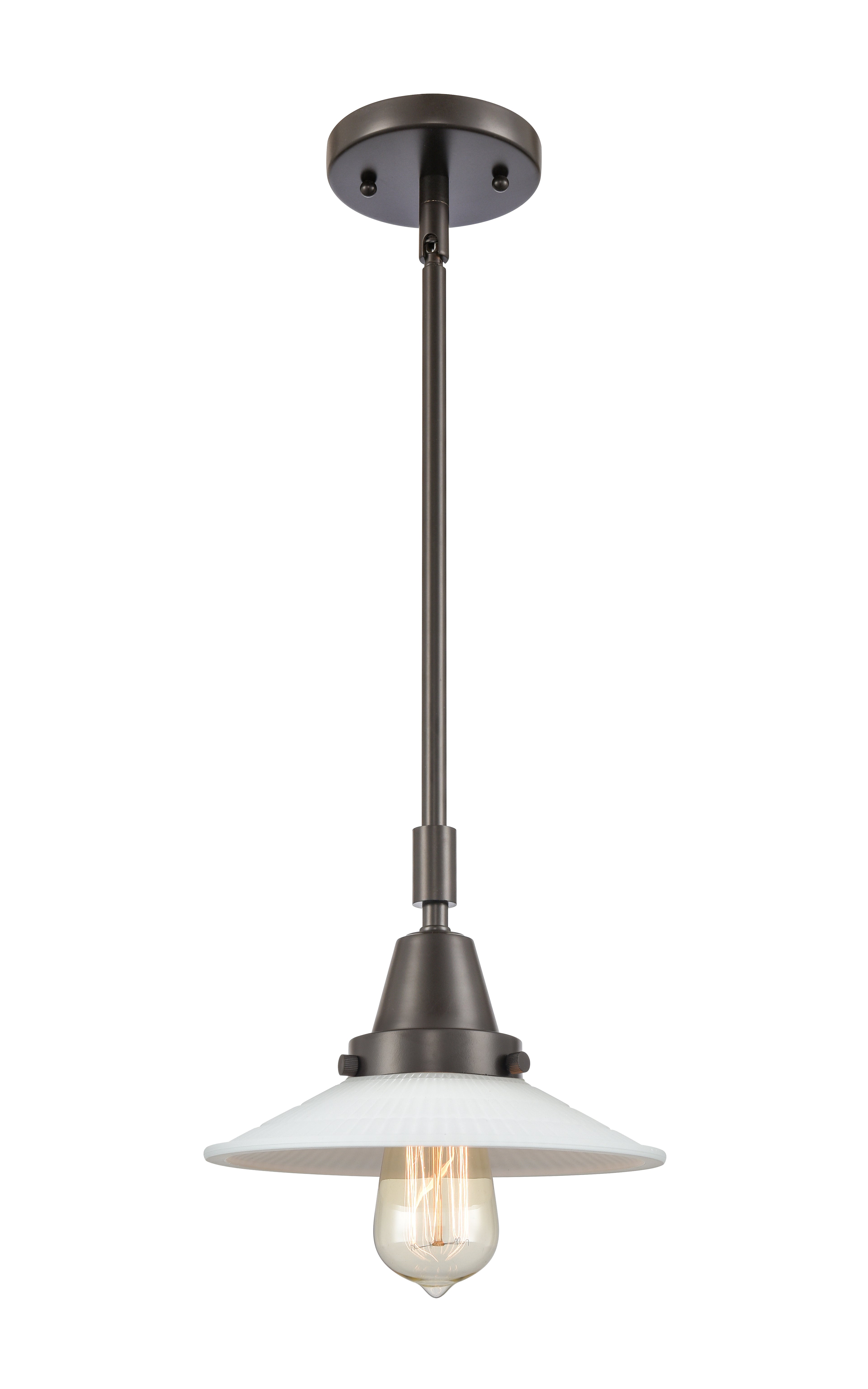 Caden Mini Pendant Antique Brass Glass