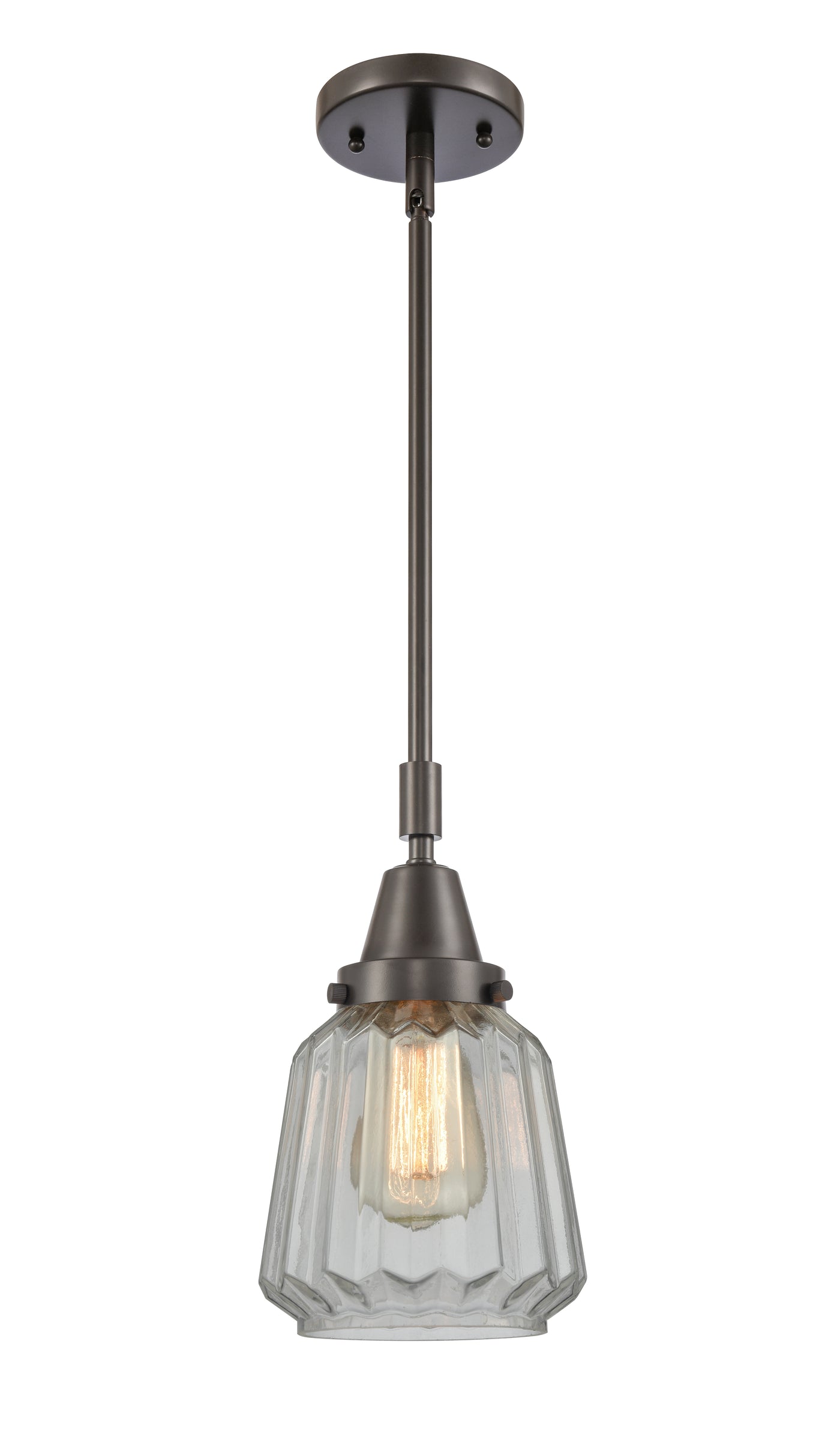 Caden Mini Pendant Antique Brass Glass