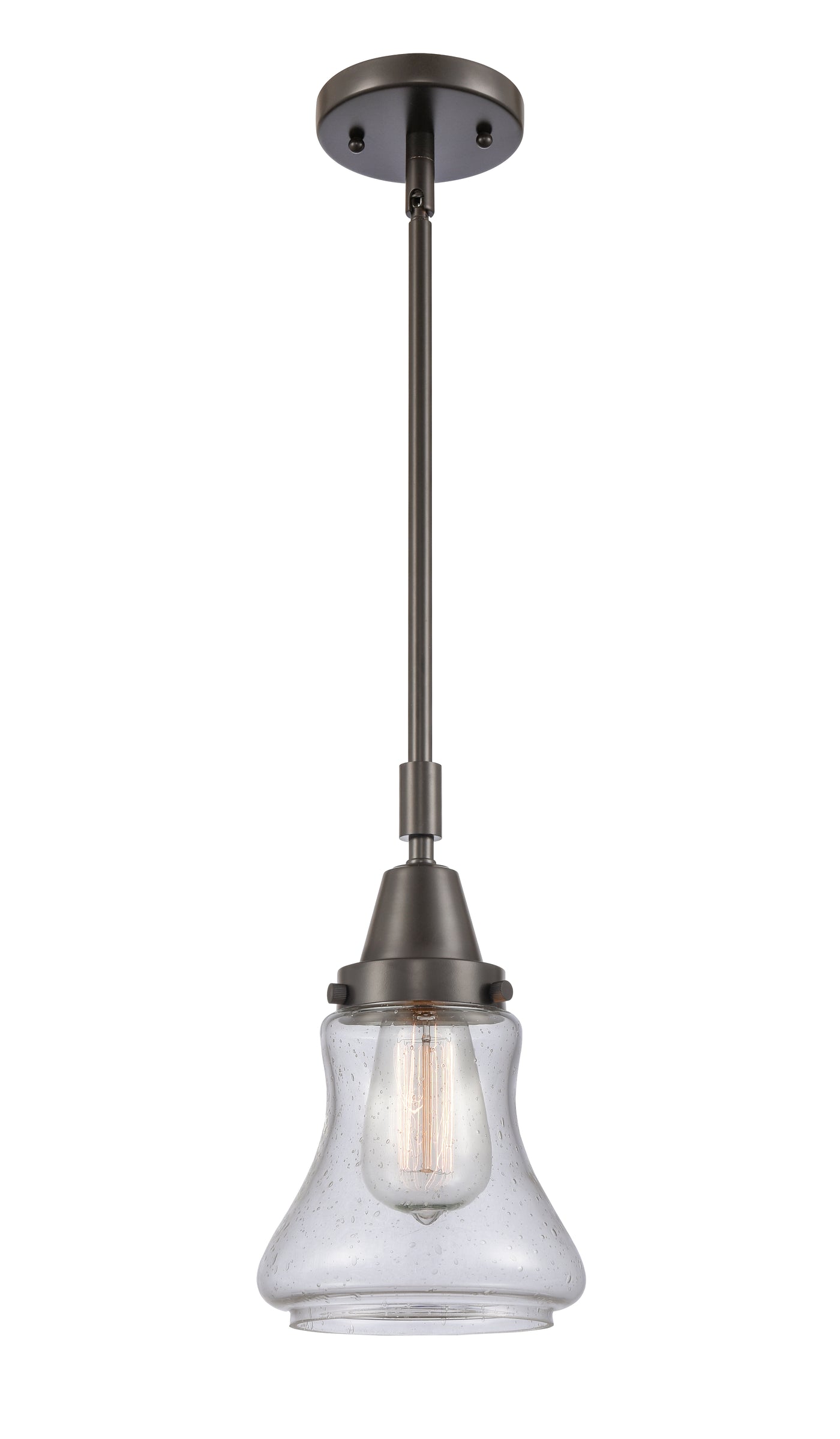 Caden Mini Pendant Antique Brass Glass