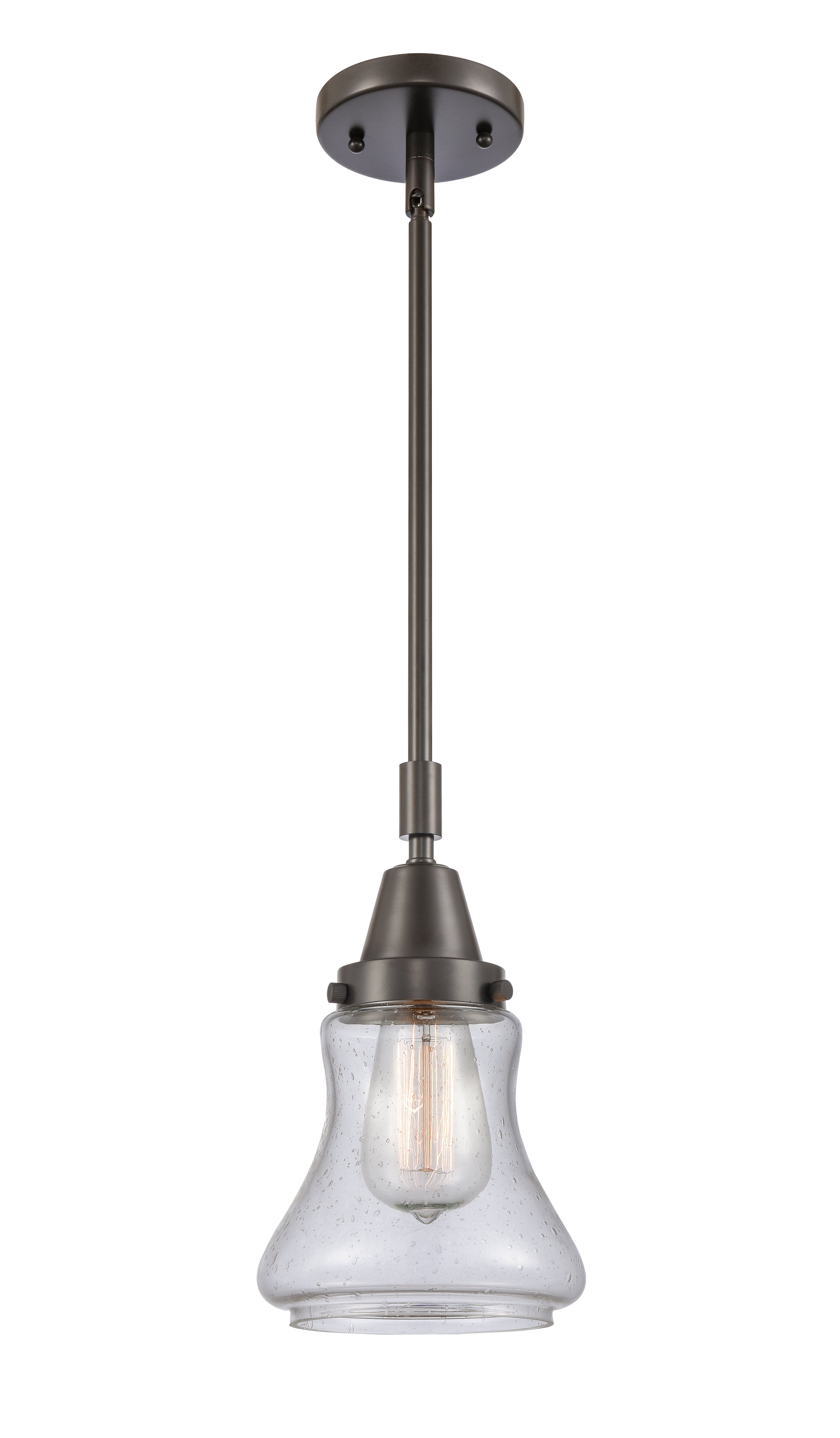 Caden Mini Pendant Antique Brass Glass