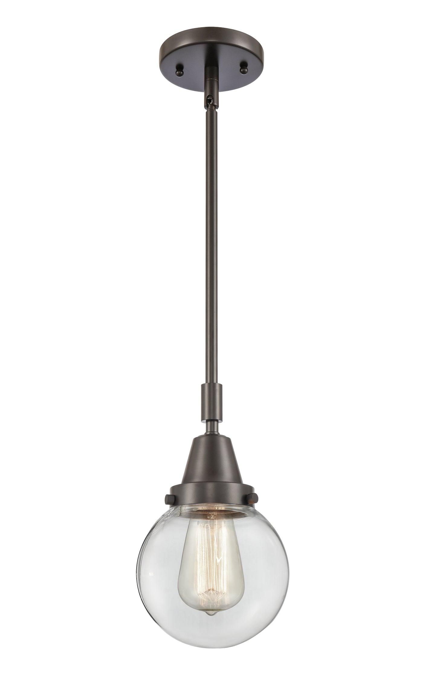 Caden Mini Pendant Antique Brass Glass