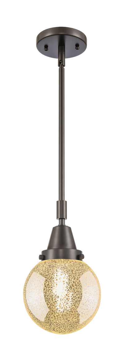 Caden Mini Pendant Antique Brass Glass
