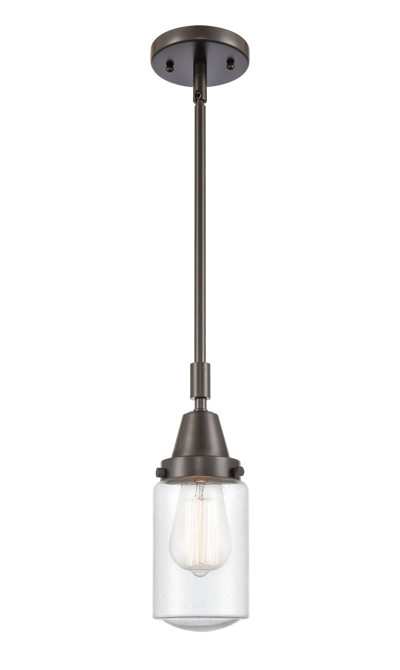 Caden Mini Pendant Antique Brass Glass
