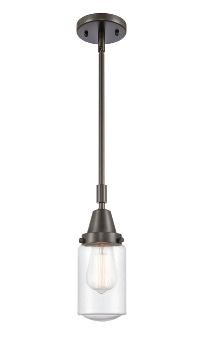Caden Mini Pendant Antique Brass Glass