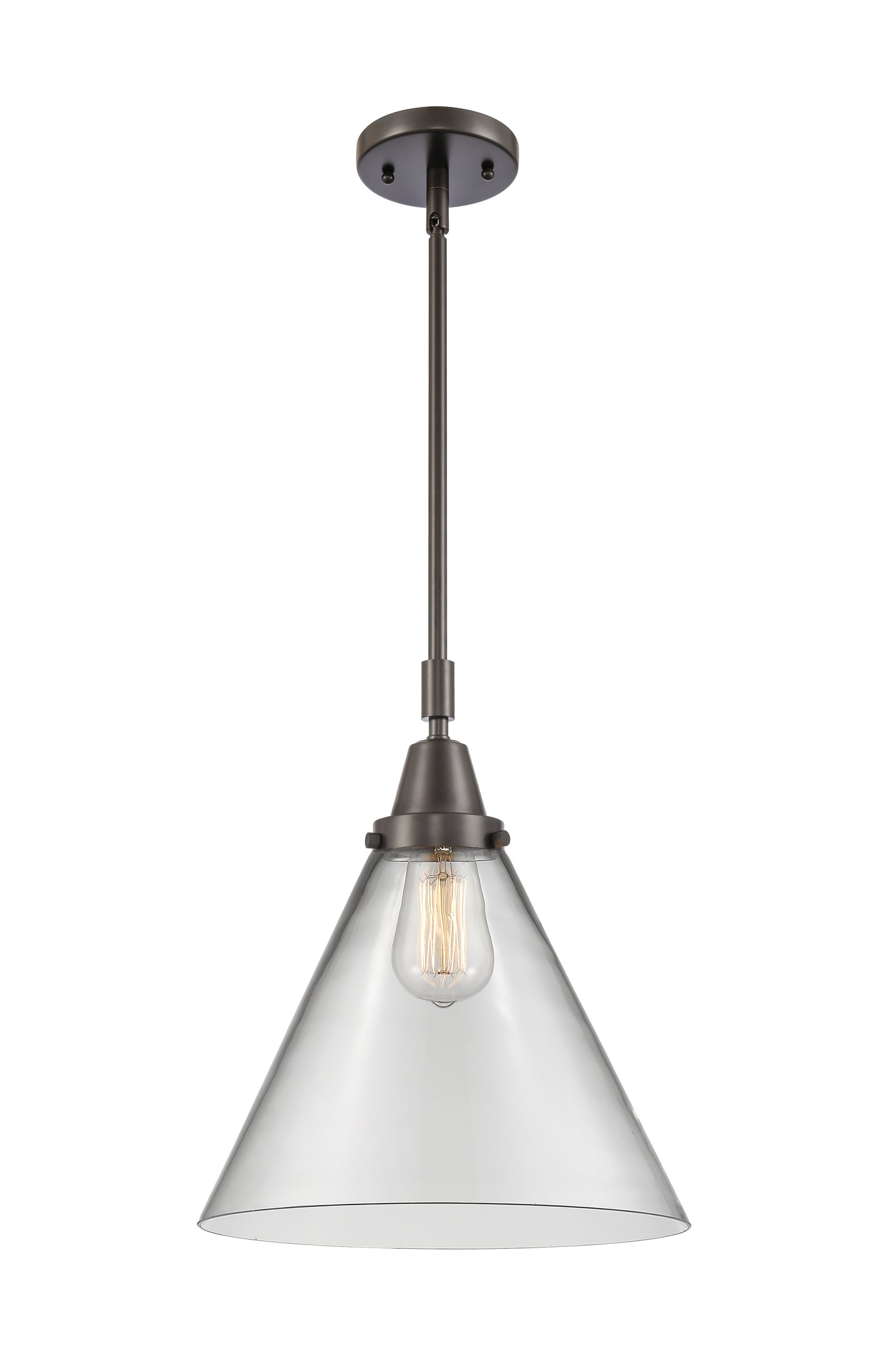 Caden Mini Pendant Antique Brass Glass