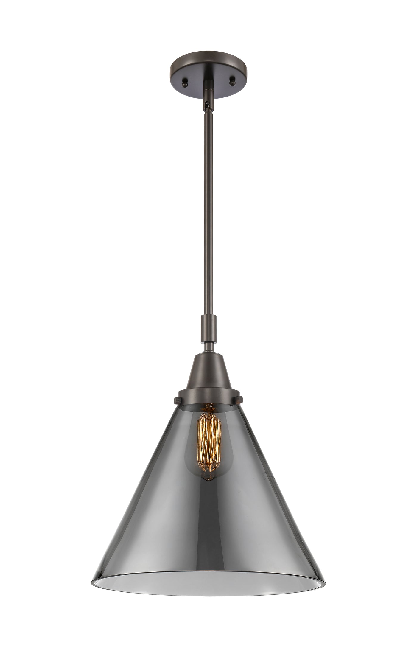 Caden Mini Pendant Antique Brass Glass