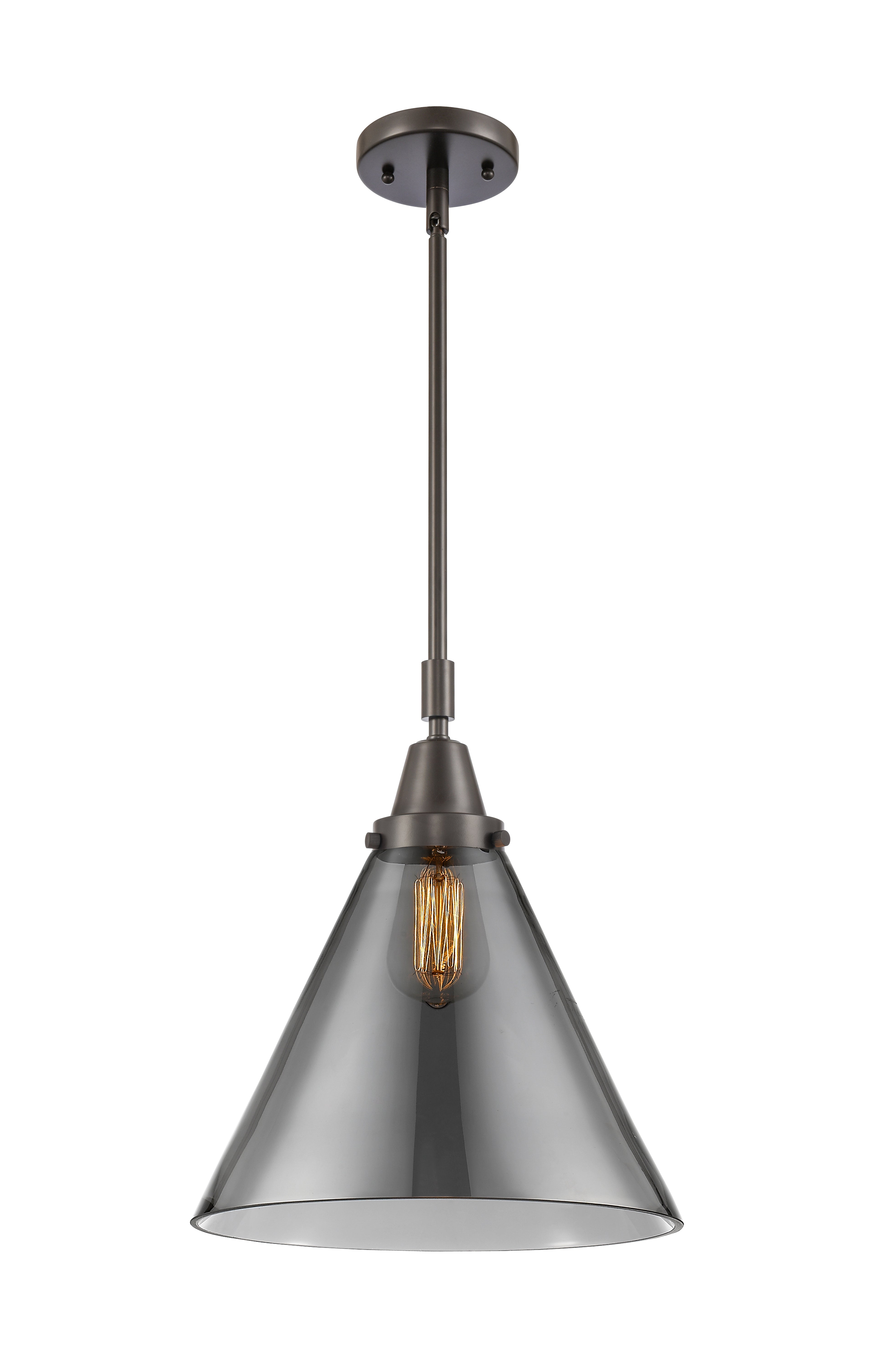 Caden Mini Pendant Antique Brass Glass