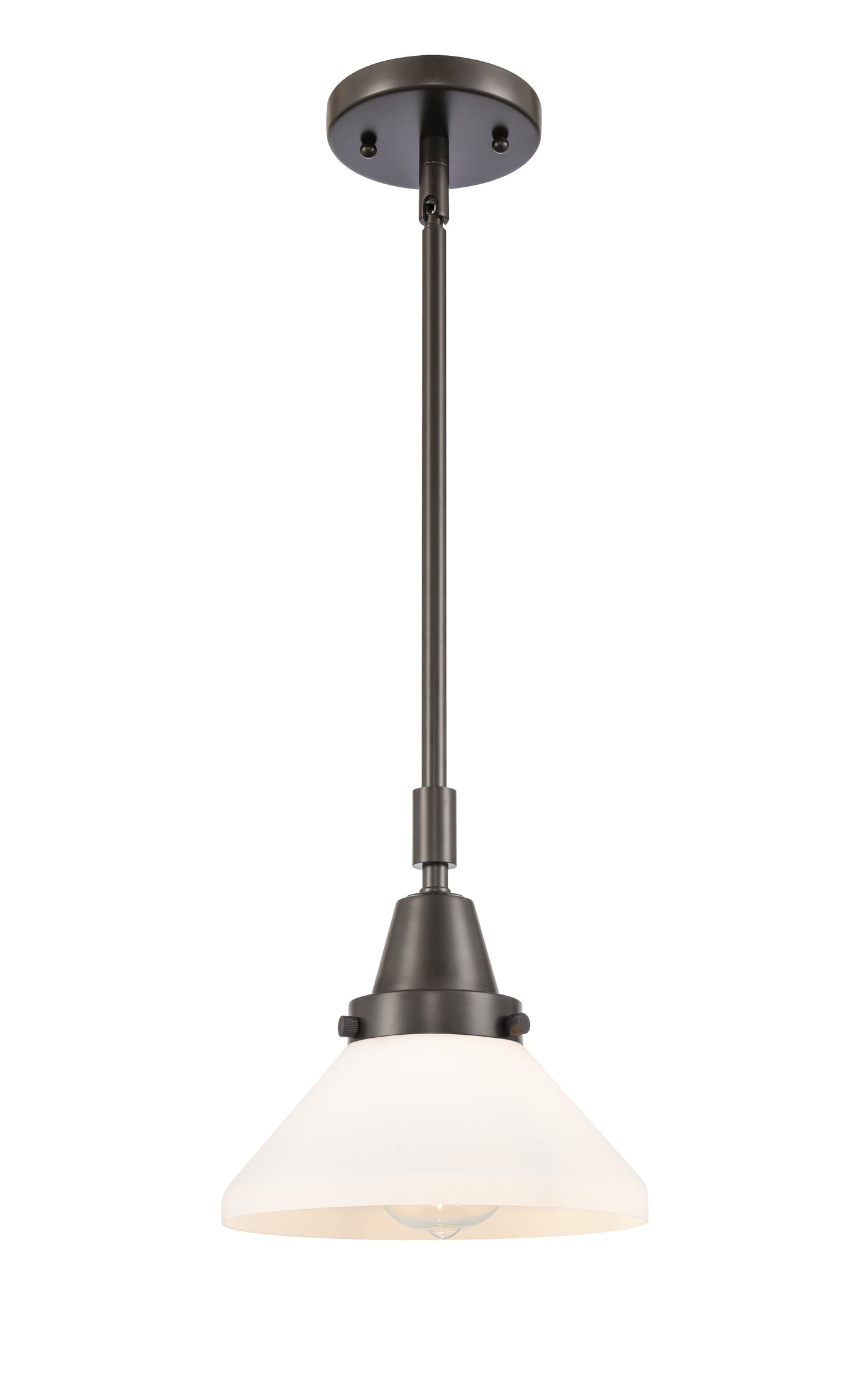 Caden Mini Pendant Antique Brass Steel 8 Inch