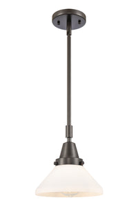 Caden Mini Pendant Antique Brass Steel 8 Inch