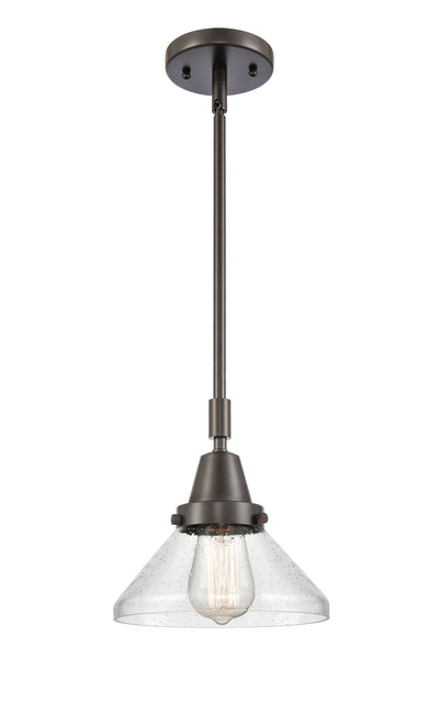 Caden Mini Pendant Antique Brass Steel 8 Inch